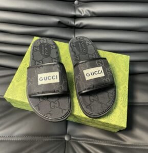 Gucci Supreme Monogram Demetra Slide Sandal