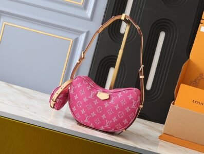 Croissant MM Monogram Denim Women  bag